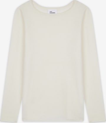 smėlio JUST CASHMERE Megztinis 'Grace': priekis