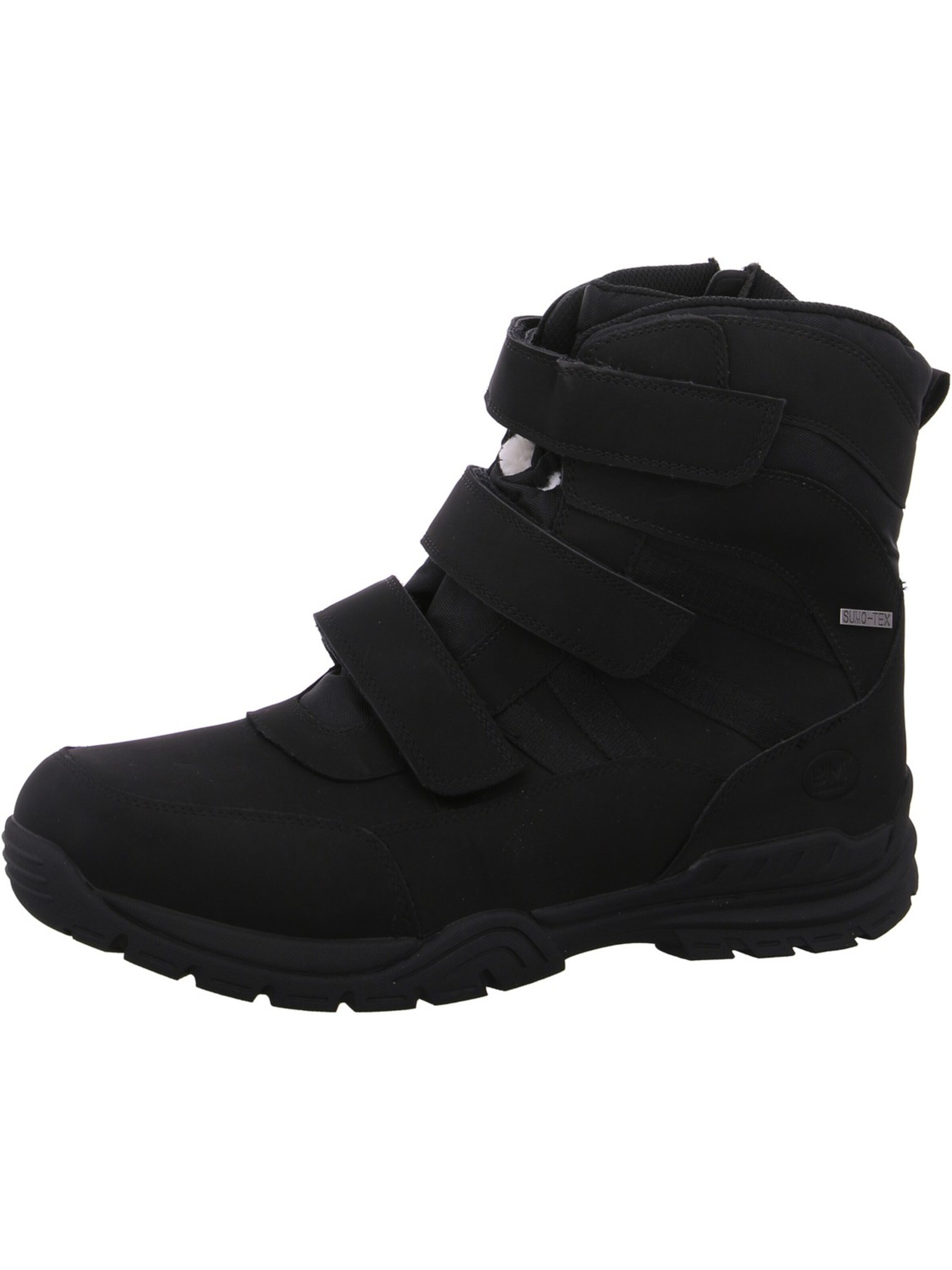 SUPREMO Snowboots 'Supremo Winterstiefel Schwarz'‌‌‌‌‌ in Schwarz: Vorderseite
