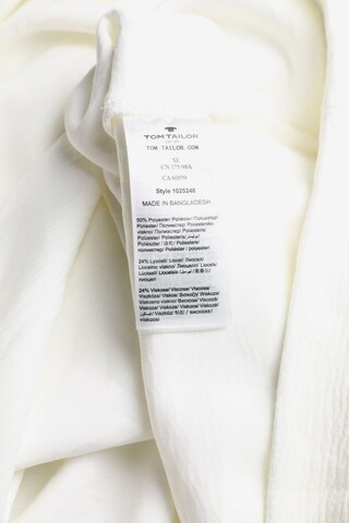 TOM TAILOR Sweatshirt & Zip-Up Hoodie in XL in White