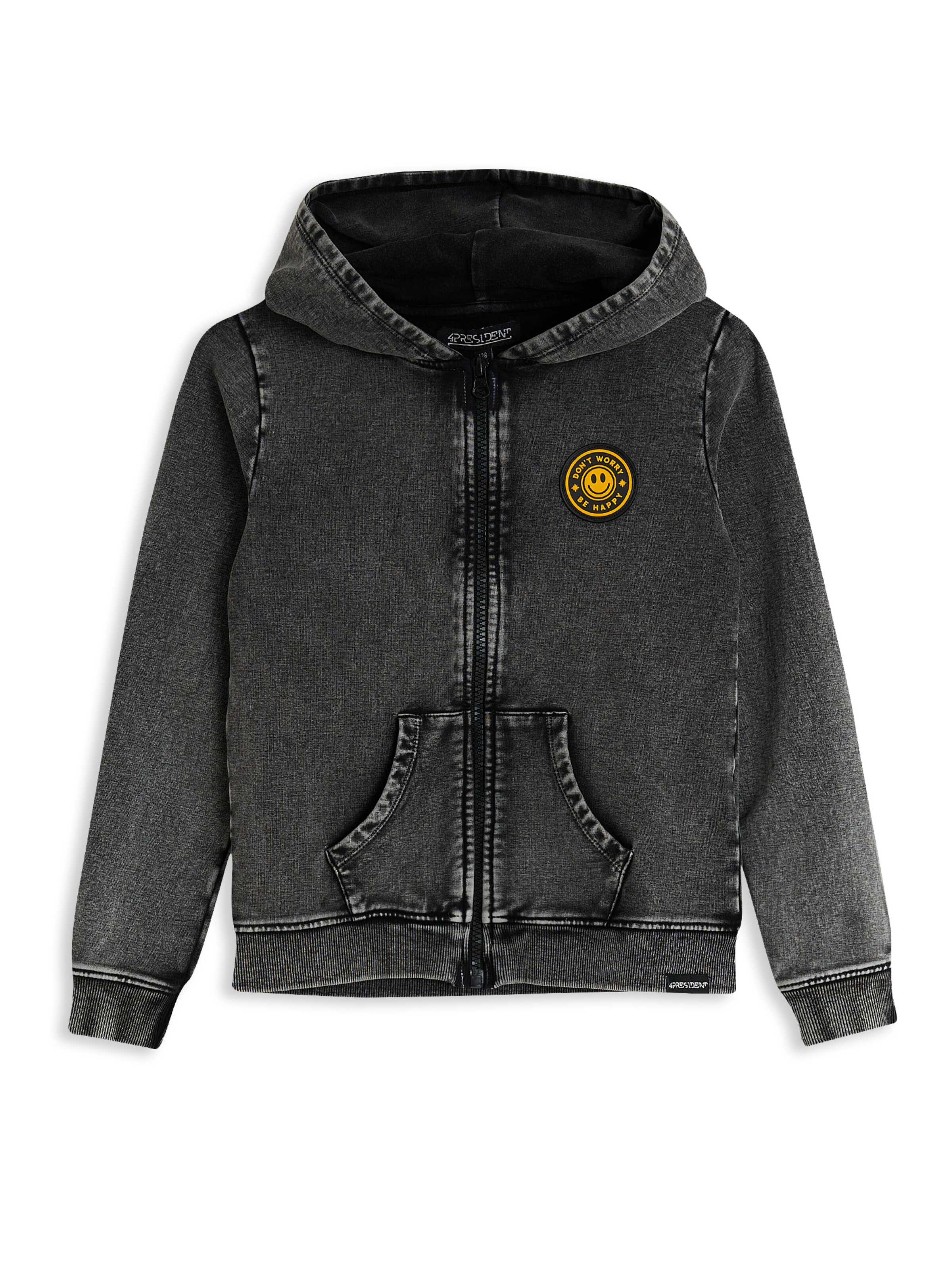 4PRESIDENT Vest 'Noa' in Black: front