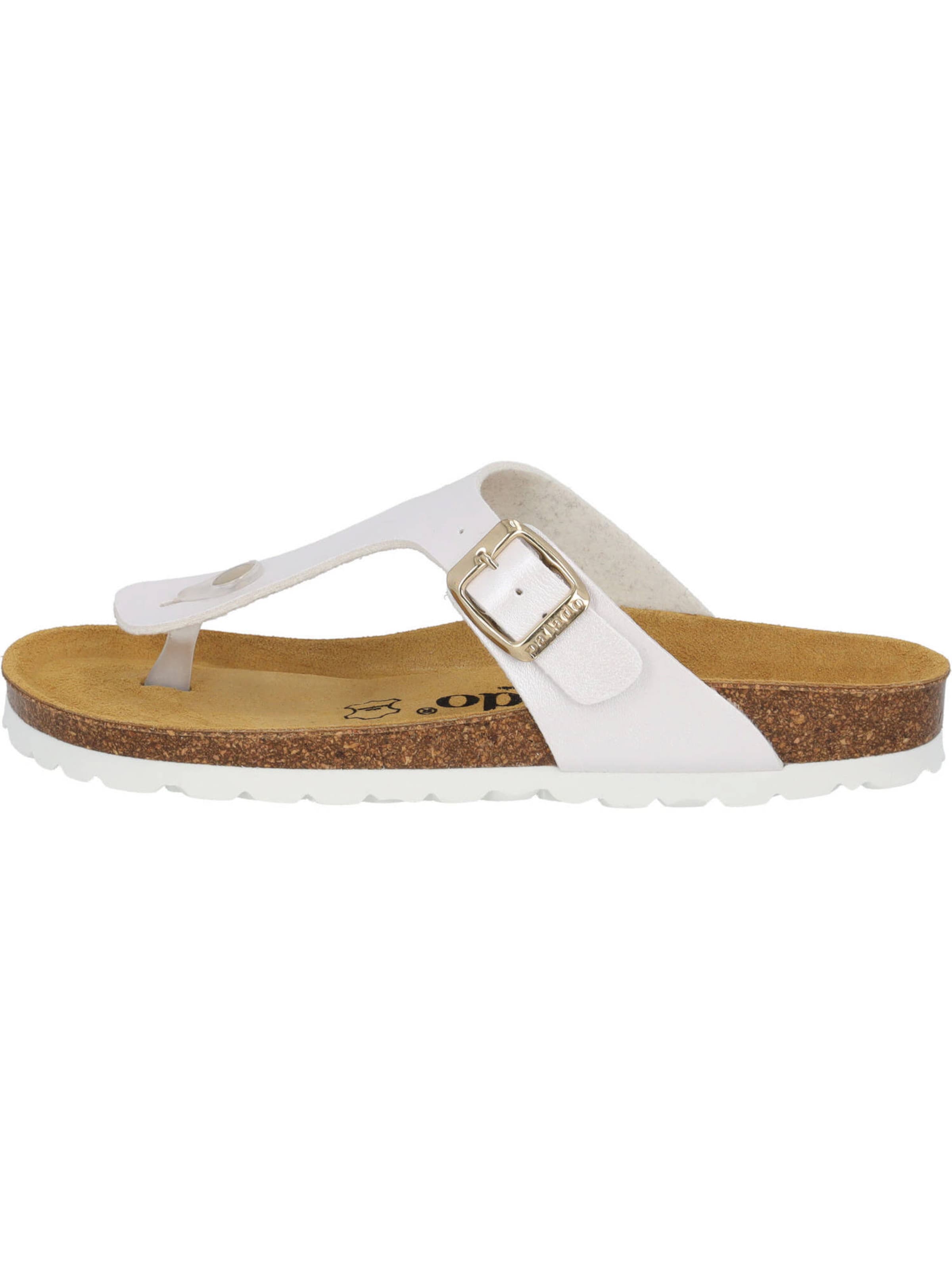 Palado Teenslipper 'Kos' in Wit: voorkant