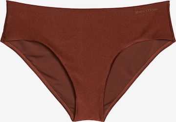 Bas de bikini ' Shiny ' Marc O'Polo en marron : devant