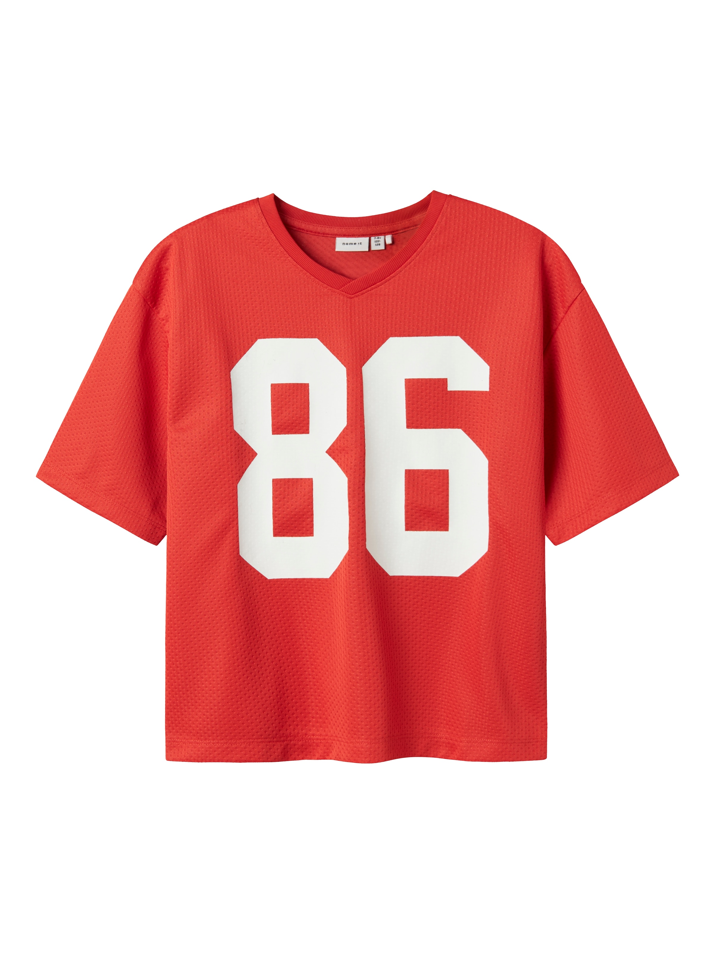 NAME IT Тениска 'NKMFerd' в червено: отпред