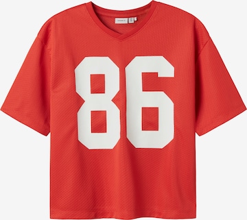 NAME IT T-shirt 'NKMFerd' i röd: framsida