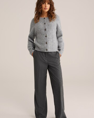 WE Fashion Wide Leg Hose in Grau