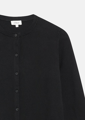 s.Oliver Strickjacke in Schwarz