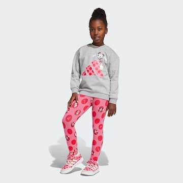 ADIDAS SPORTSWEAR Sweatsuit 'Disney Minnie Mouse' in Grey