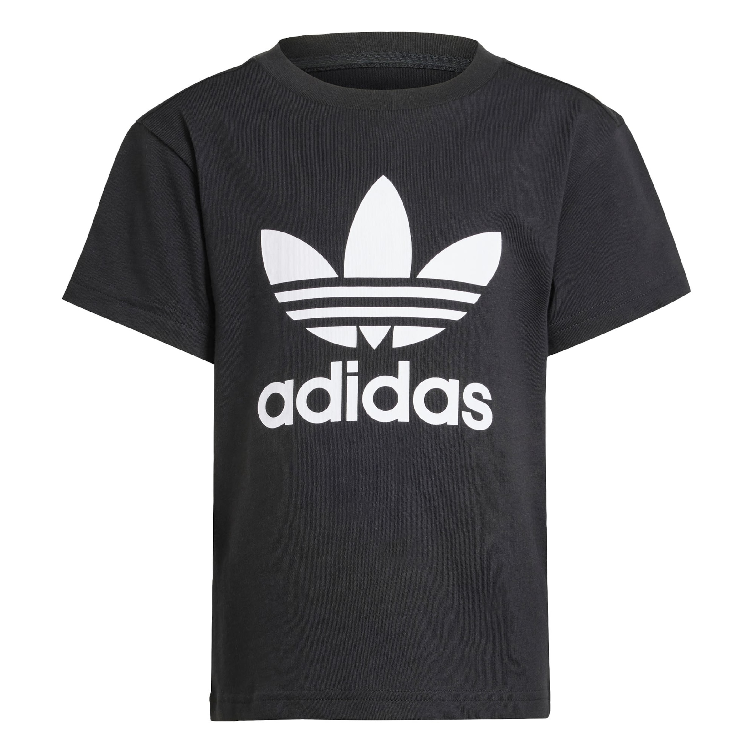Tricou 'Trefoil' de la ADIDAS ORIGINALS pe negru: față