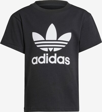 ADIDAS ORIGINALS Koszulka 'TREFOIL' w kolorze czarny / białym, Podgląd produktu