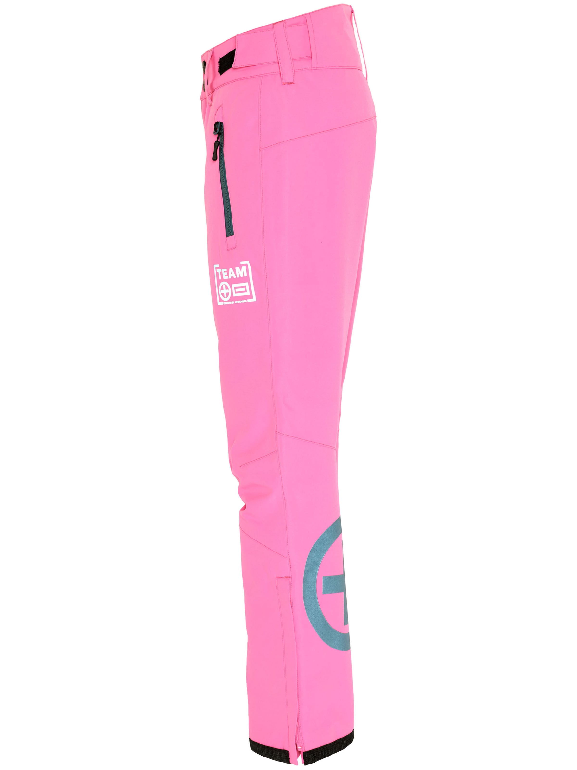 CHIEMSEE Regular Workout Pants ' mit reflektierendem Print ' in Pink