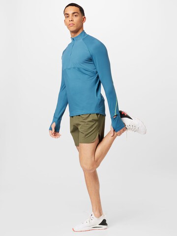 UNDER ARMOUR Sportshirt 'Qualifier' in Blau