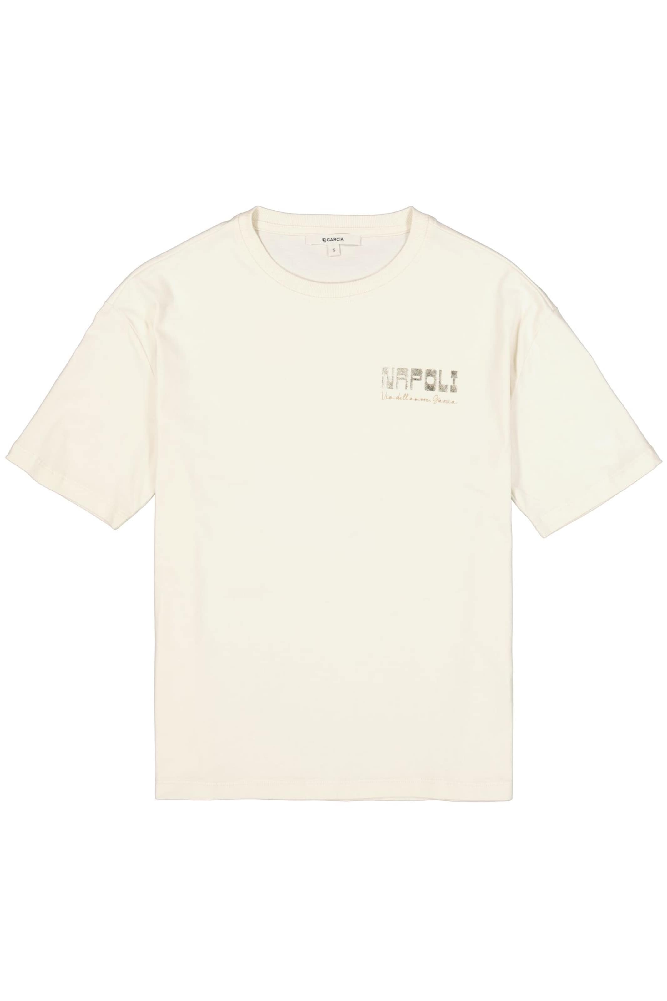 T-shirt GARCIA en blanc : devant