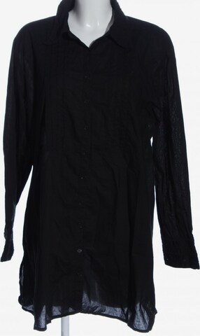 Usha Langarmhemd in 4XL in Black: front