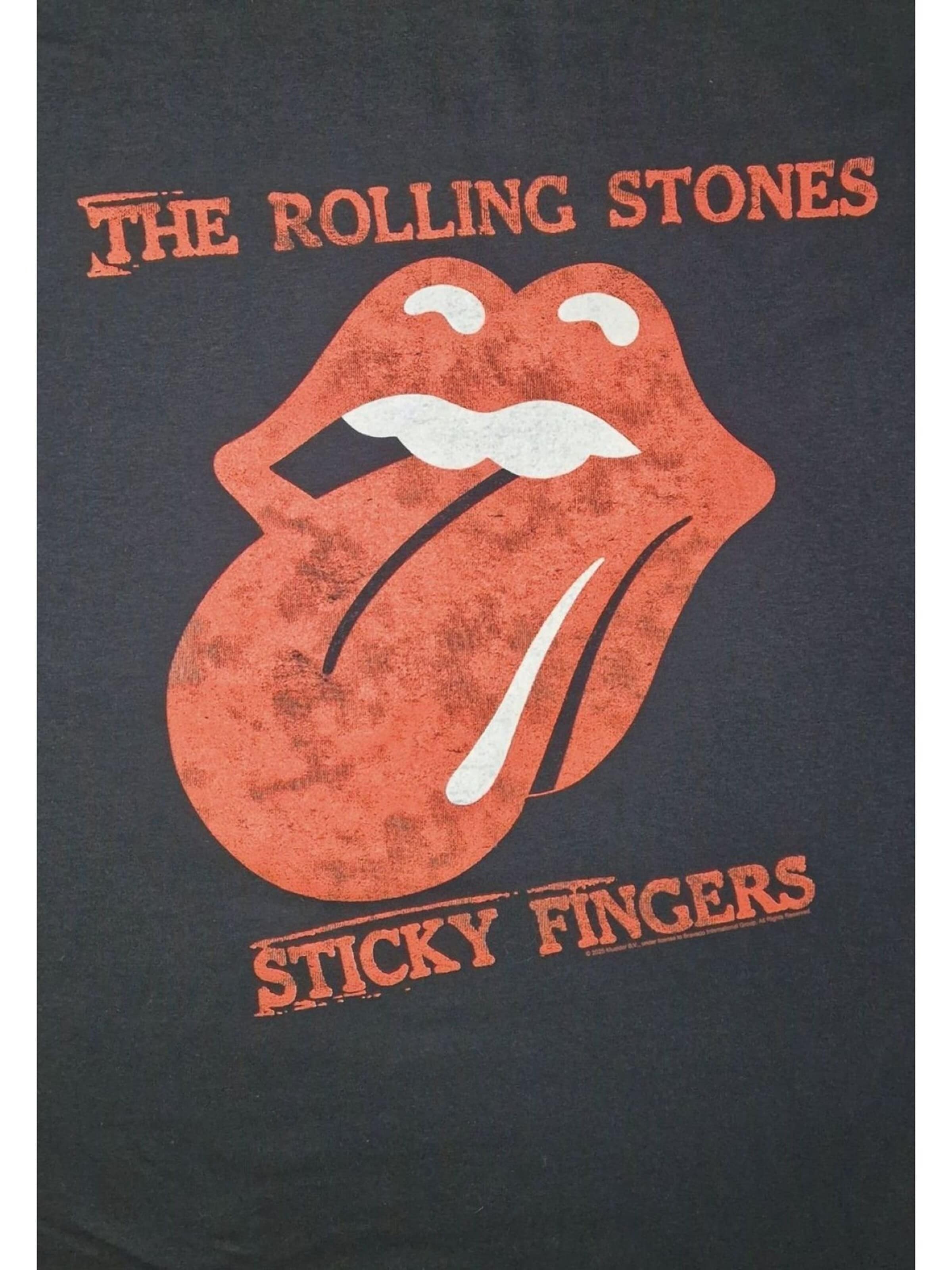 Sweat-shirt 'Rolling Stones Sticky fingers Tongue Sweatshirt' THE ROLLING STONES en noir