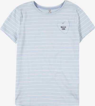 KIDS ONLY T-Shirt 'ELIZA' en bleu ciel / noir / blanc, Vue avec produit