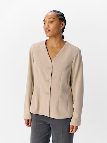Blazer OBJECT en beige : devant