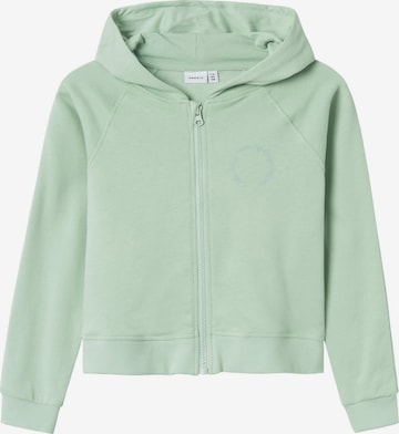 NAME IT Zip-Up Hoodie in Green: front