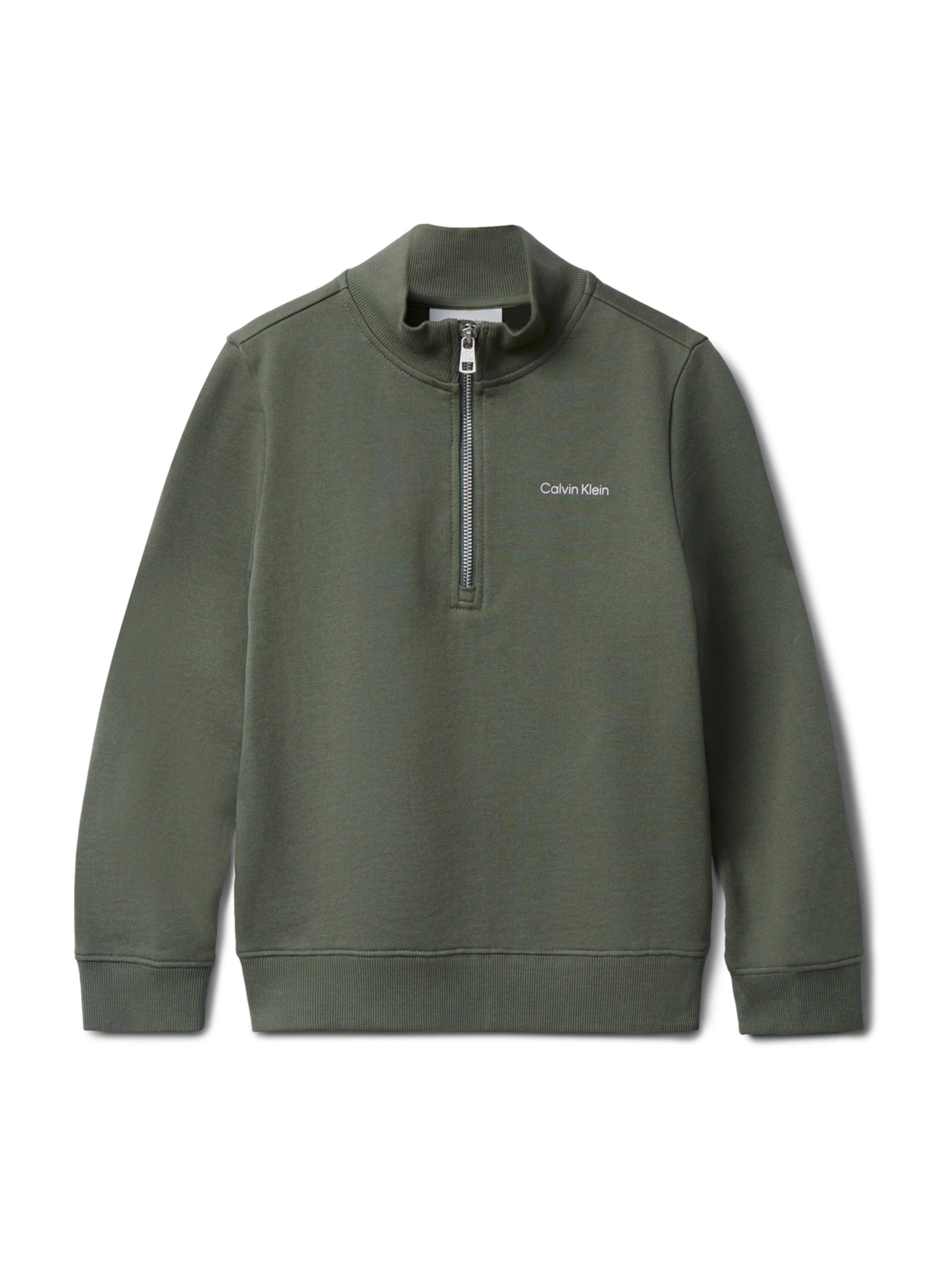 Calvin Klein Jeans - Sudadera en verde: frente