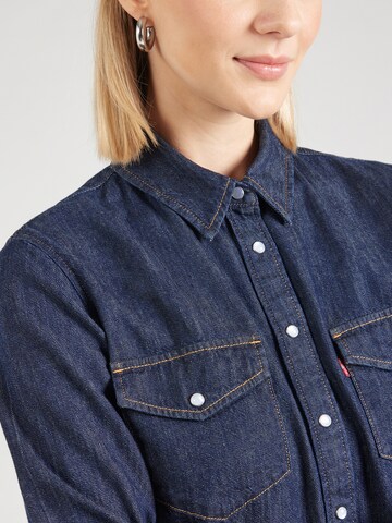 LEVI'S ® Блузка 'ICONIC WESTERN IN LINEN DENIM' в Синий