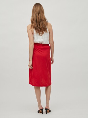 VILA Skirt in Red