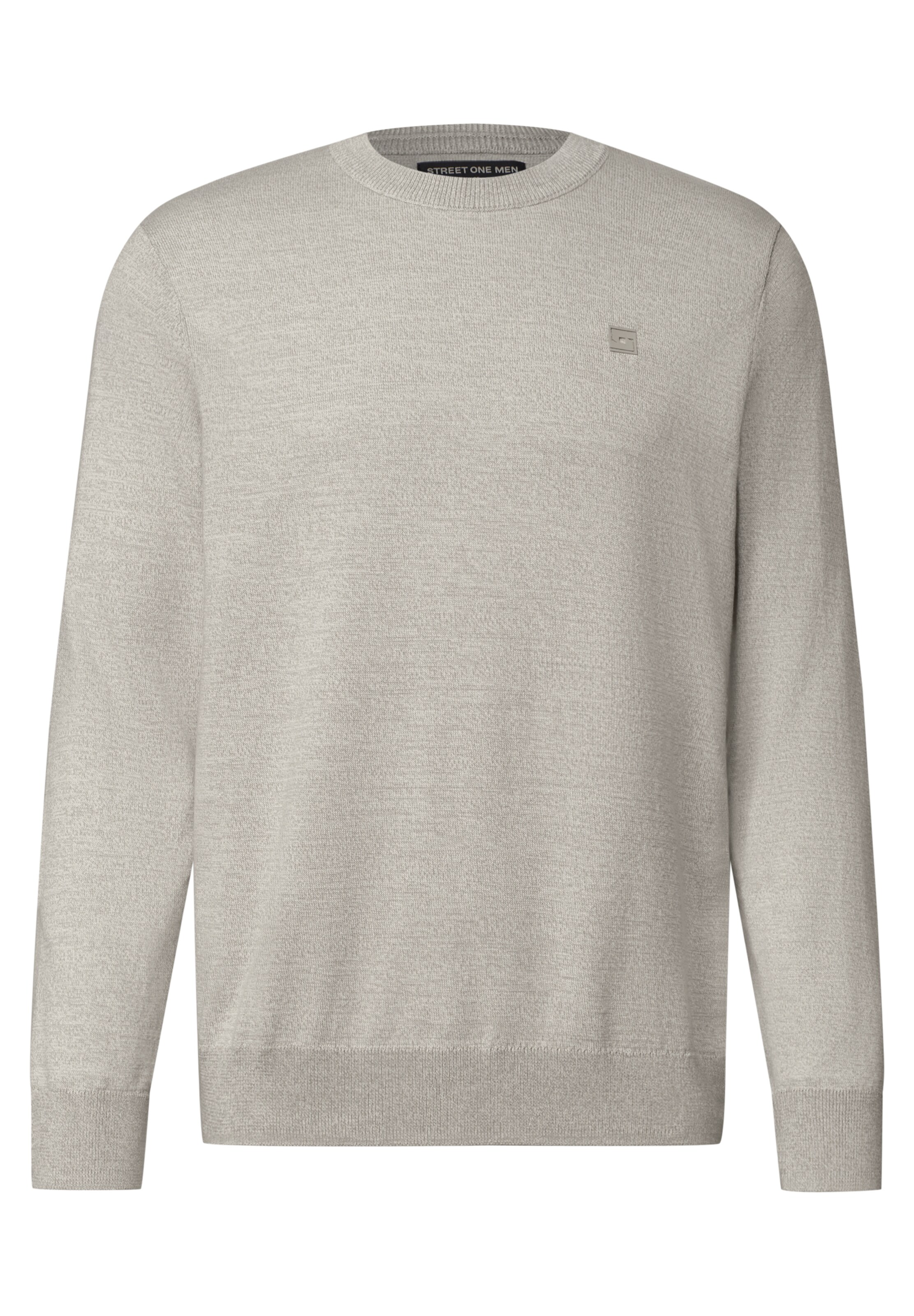 Street One MEN Pullover in XXXL in graumeliert, Produktansicht