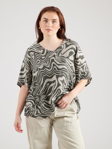 Tricou 'CARITHILDA' de la ONLY Carmakoma pe gri: față