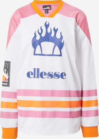 About You x Ellesse Shirt 'Gizemo' in White: front