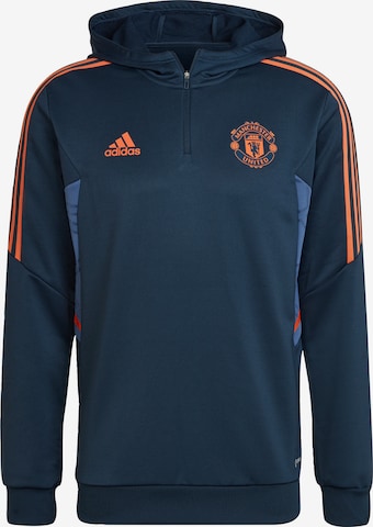 ADIDAS SPORTSWEAR Sportsweatshirt 'Manchester United Condivo 22' in Blauw: voorkant