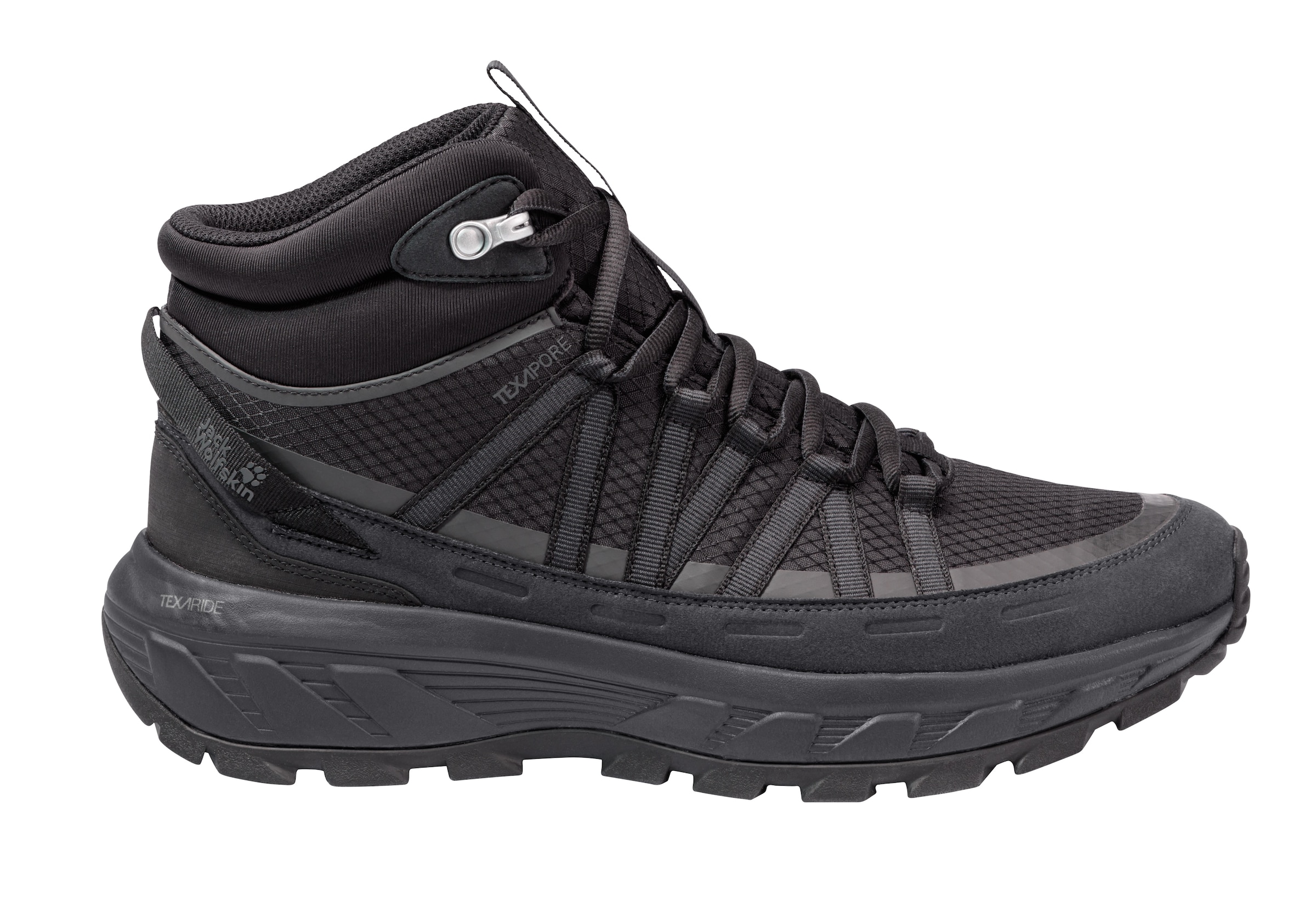 JACK WOLFSKIN Boots 'Wild Hike' in Black: front