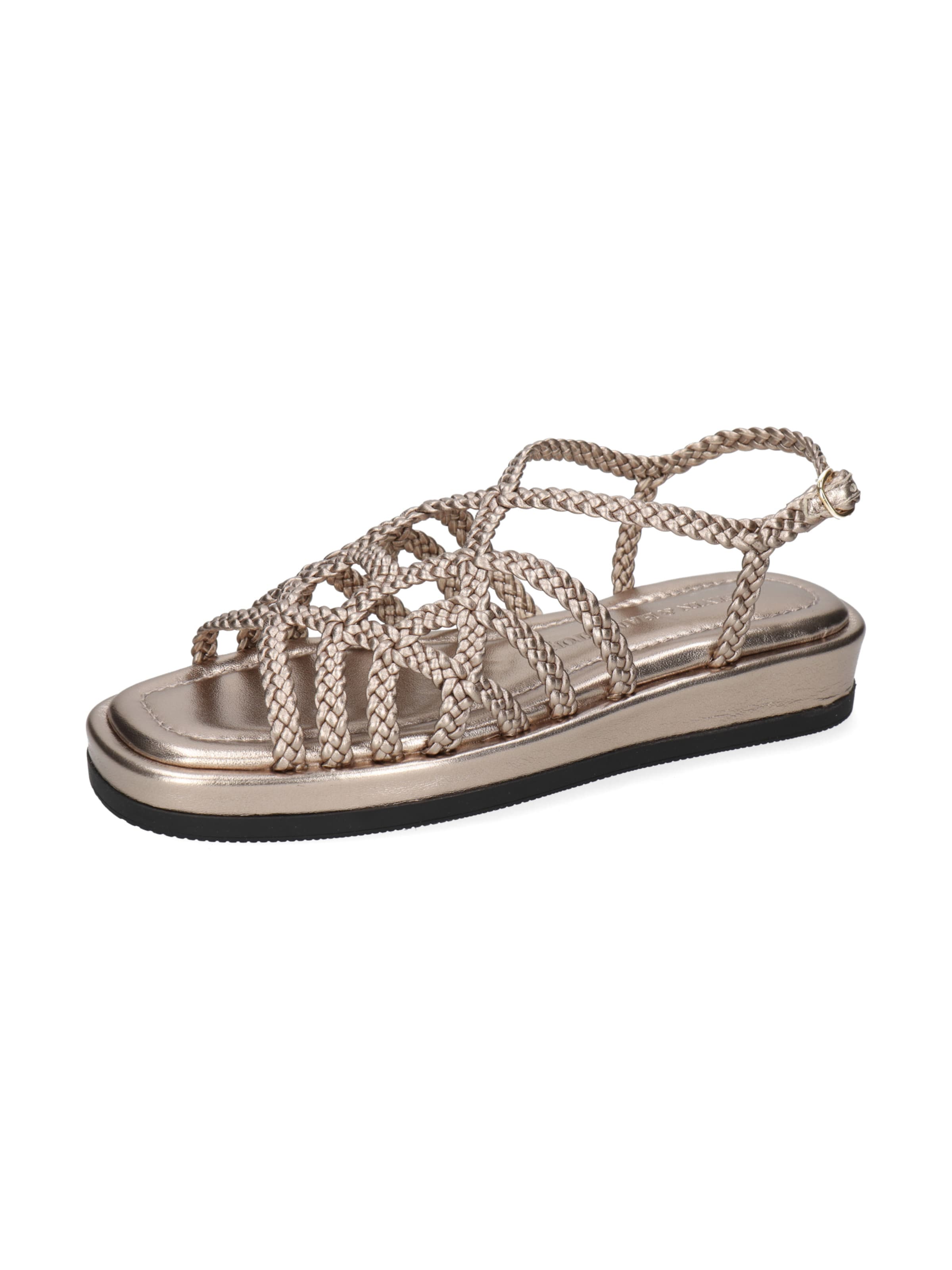 MELVIN & HAMILTON Sandals 'Vim 2' in Gold: front