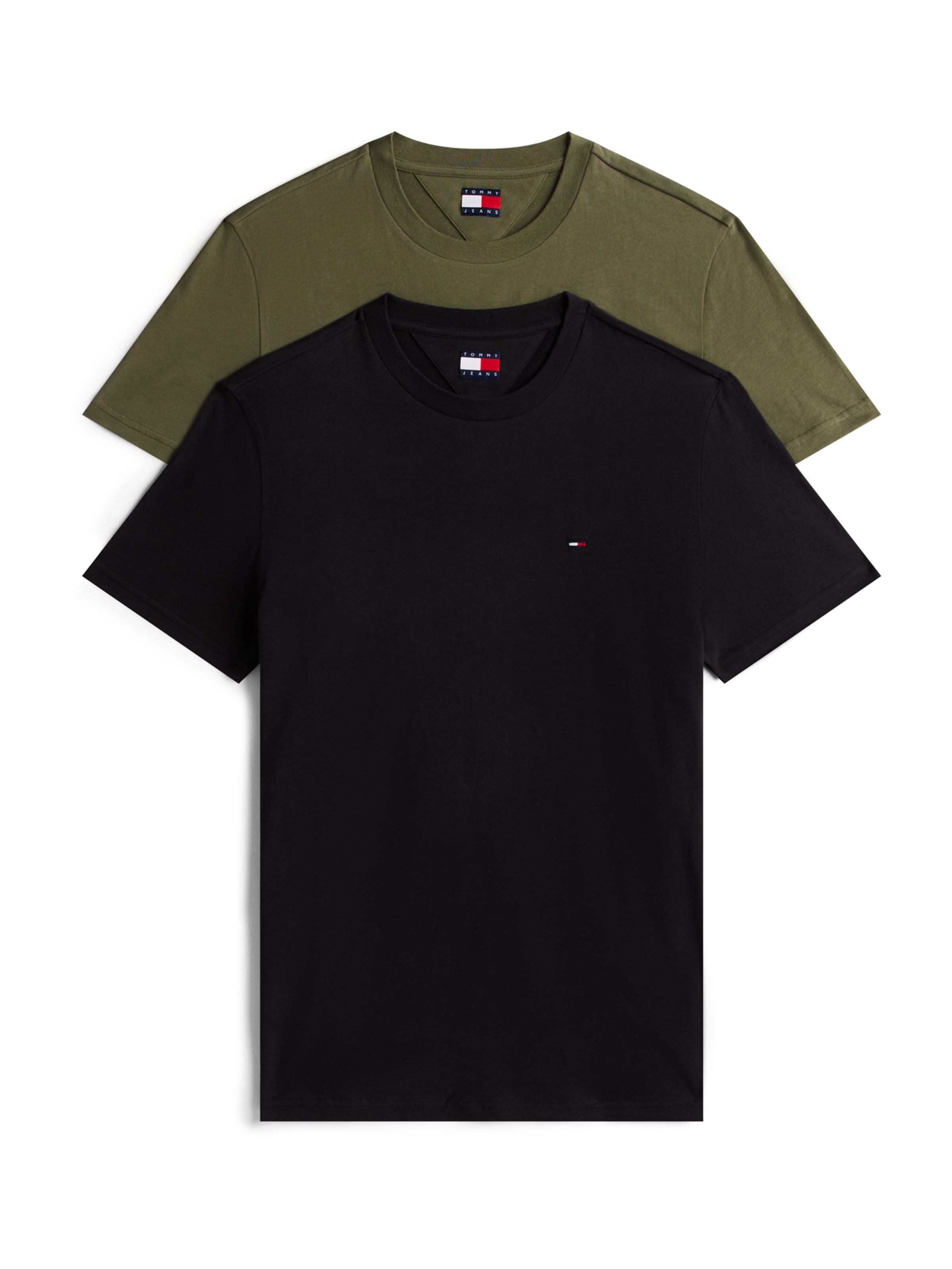 Tommy Jeans Tričko - Zelená: predná strana