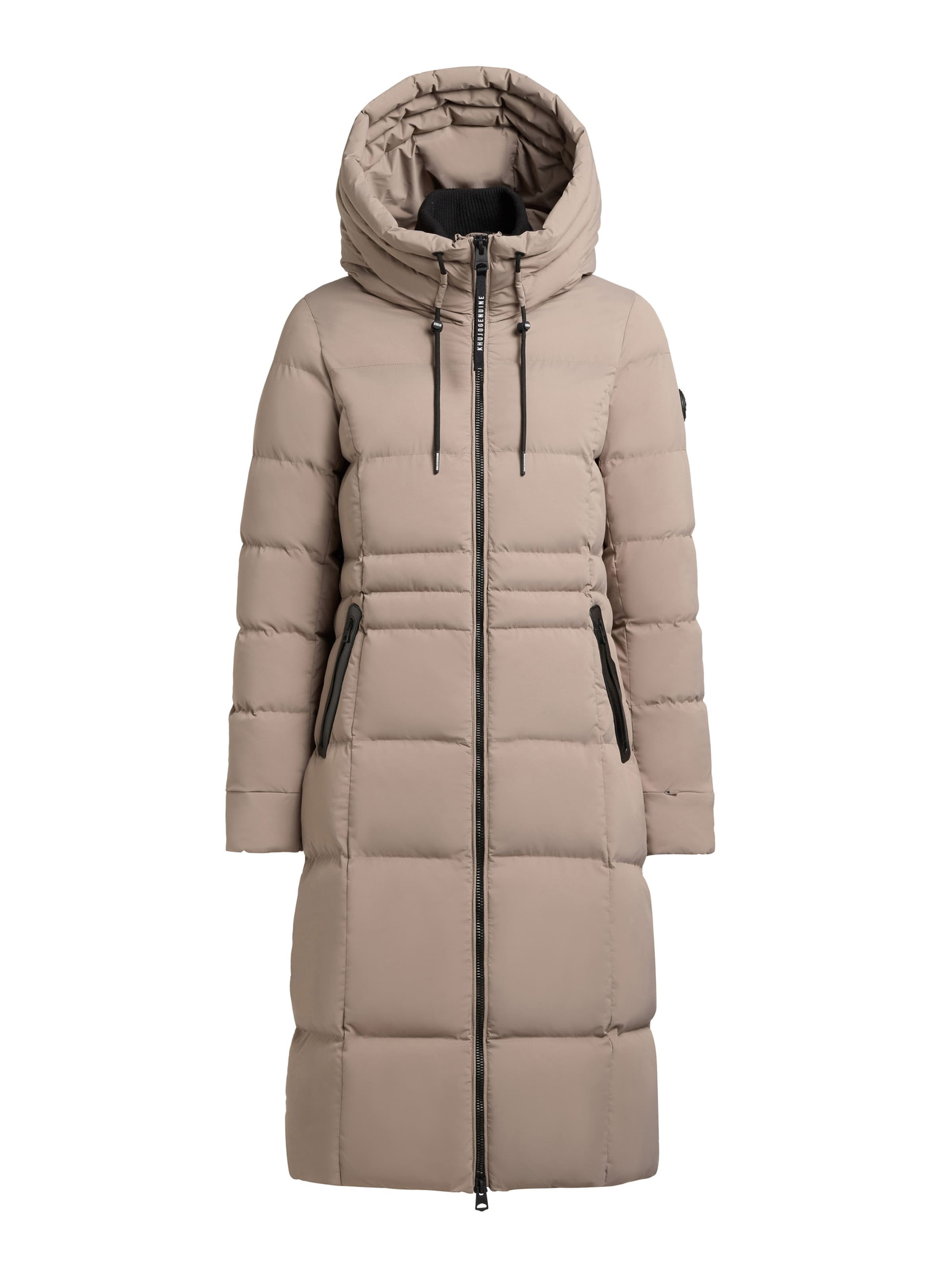 khujo Pitkä talvitakki värissä harmaa: etupuoli