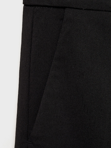 MANGO Slim fit Pants 'COLA' in Black