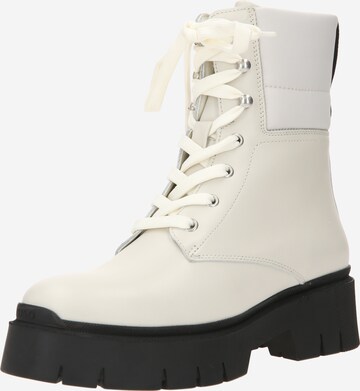 Bottines à lacets 'Kris' HUGO en blanc : devant