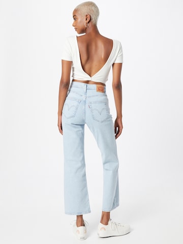 LEVI'S ® Rozkloszowany krój Jeansy 'High Waisted Crop Flare' w kolorze niebieski