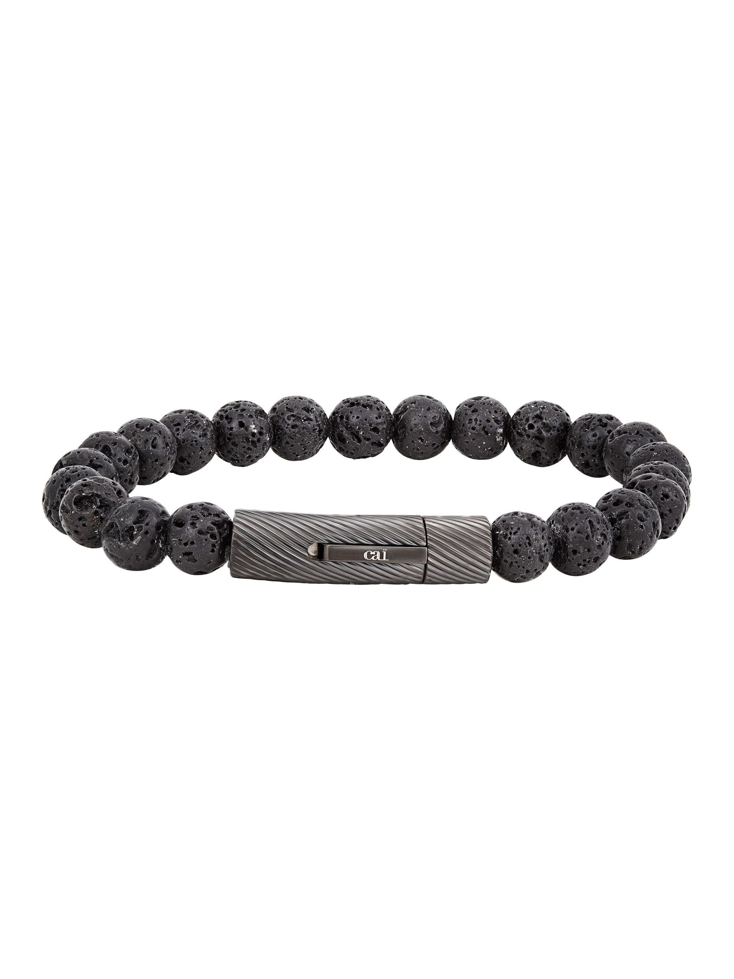 caï Bracelet in Black: front