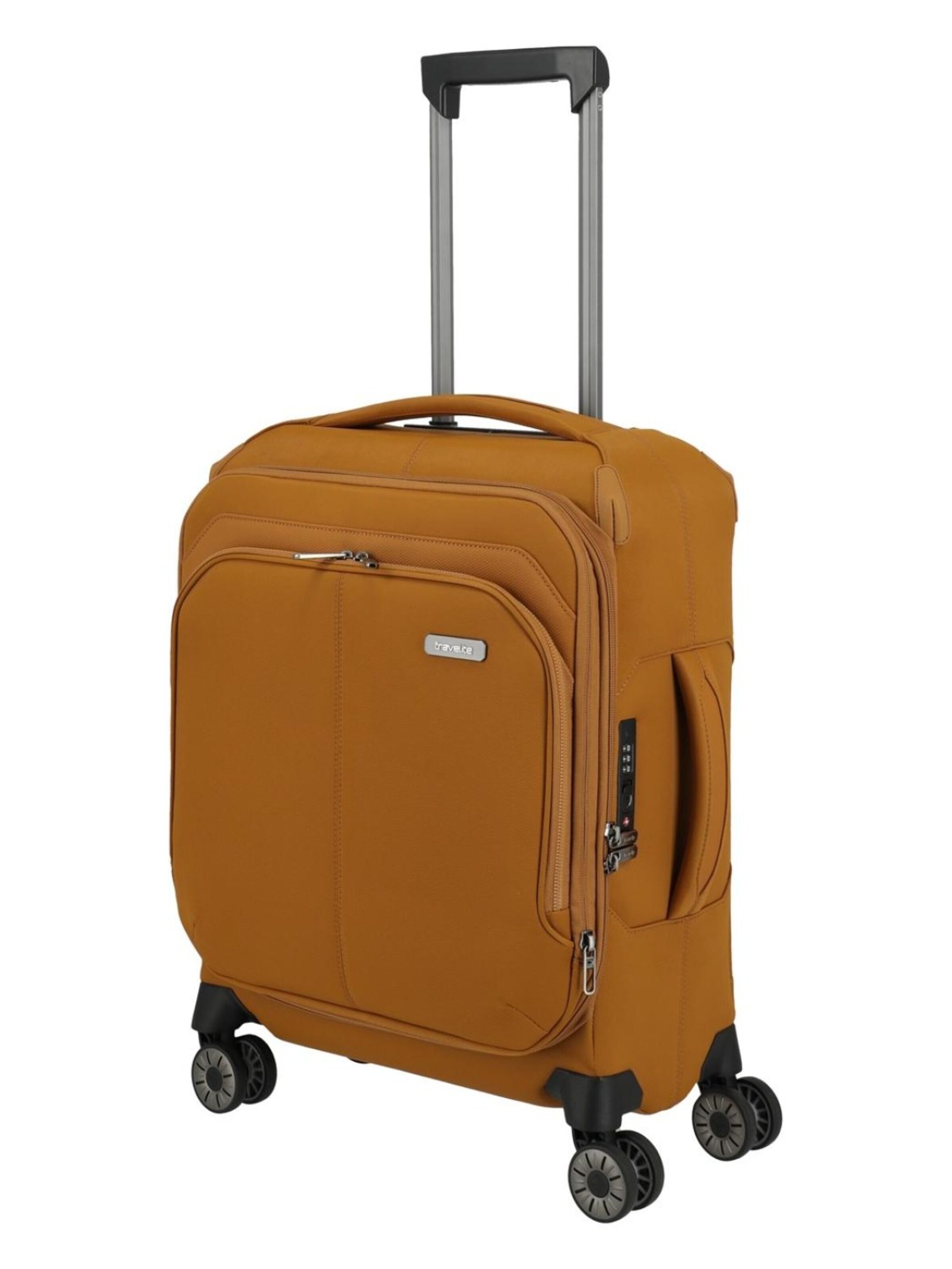 TRAVELITE Kufr – žlutá: přední strana