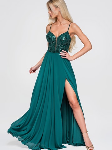 Ombre Avondjurk in Groen