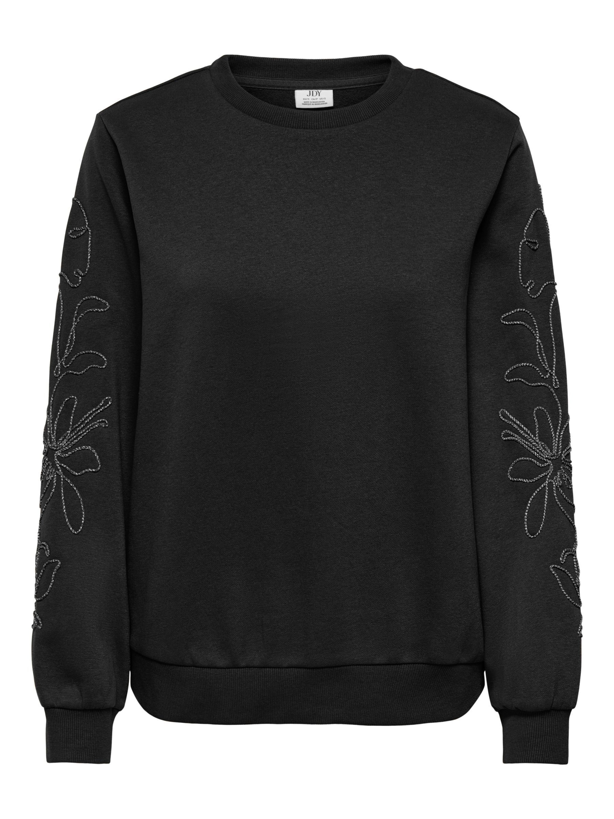 JDY Sweatshirt 'MESA' in Zwart: voorkant