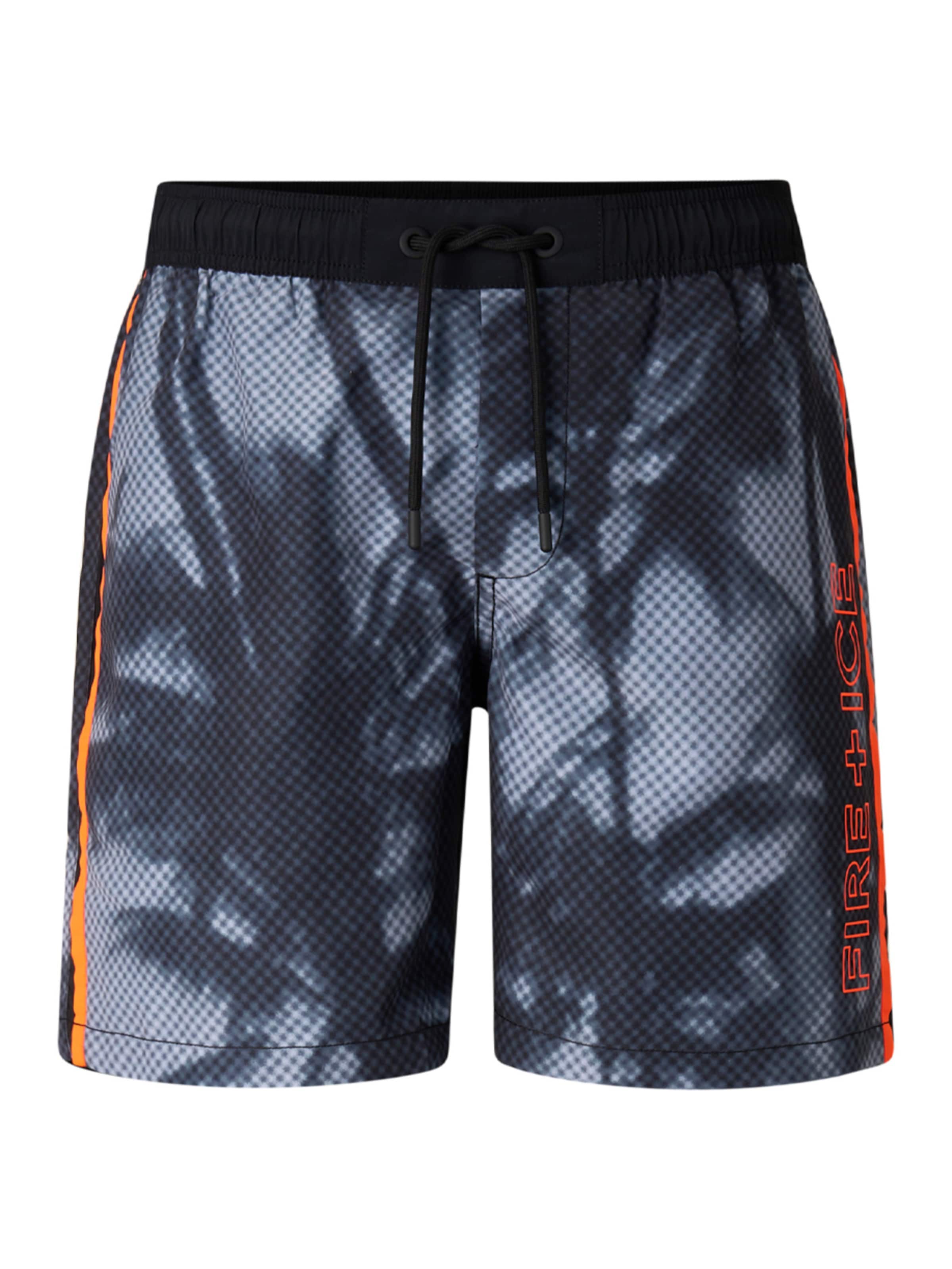 Bogner Fire + Ice Badeshorts 'Sorin' in Schwarz: Vorderseite