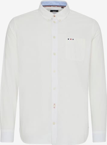 FQ1924 Overhemd 'Steven' in Wit: voorkant