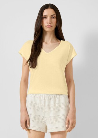 QS T-Shirt in Gelb: Vorderseite