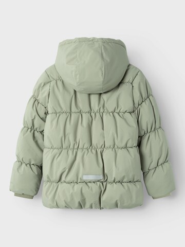 NAME IT Winterjas 'Morning' in Groen