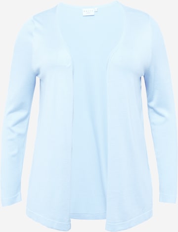 KAFFE CURVE Strickjacke 'Farsia' in Blau: Vorderseite