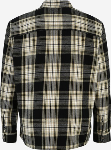 Only & Sons Big & Tall Regular fit Button Up Shirt 'SCOTT' in Beige