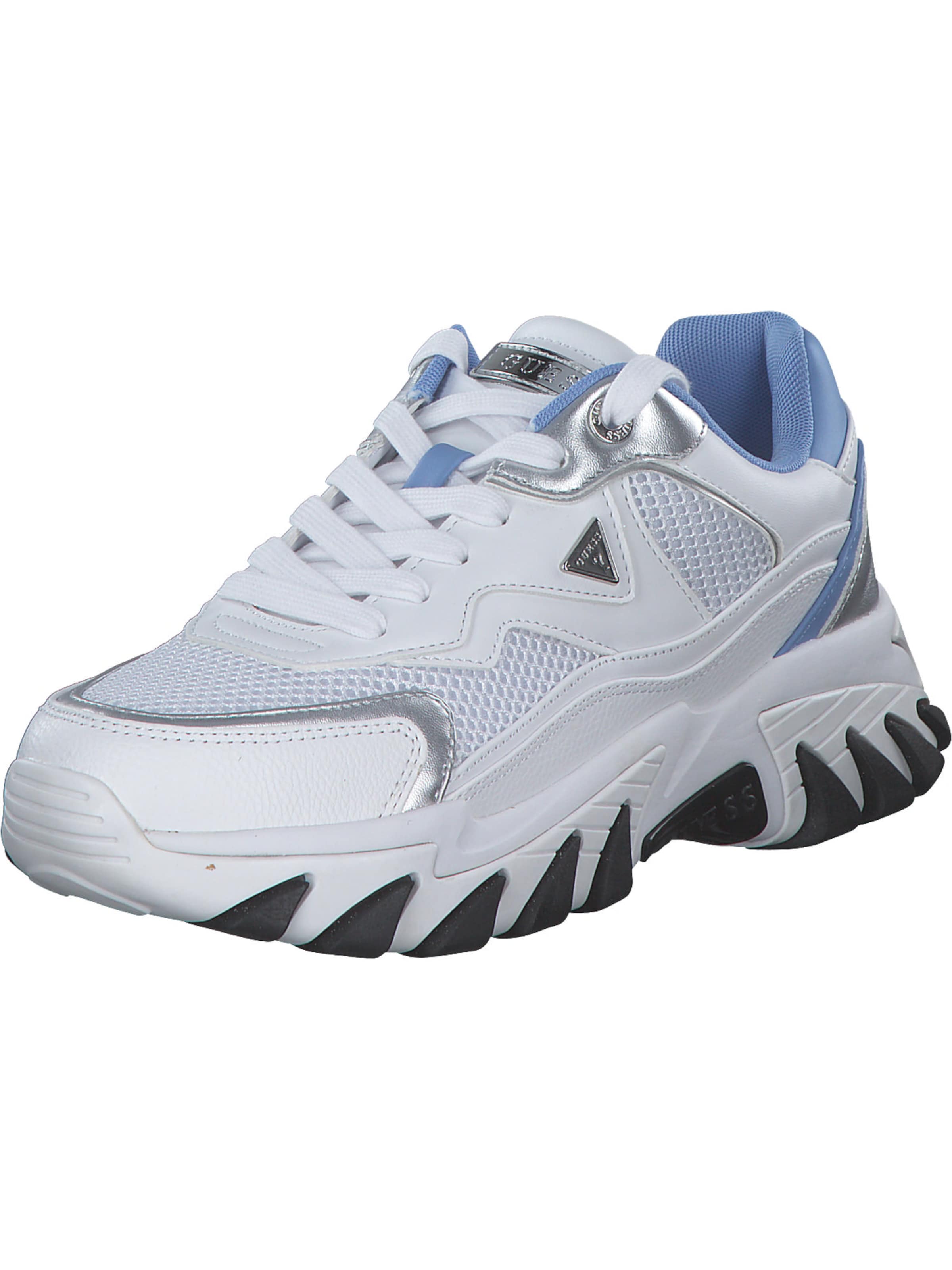 GUESS Sneakers laag 'FLTNOW-ELE12' in Wit: voorkant