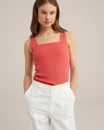 WE Fashion Top in Rood: voorkant