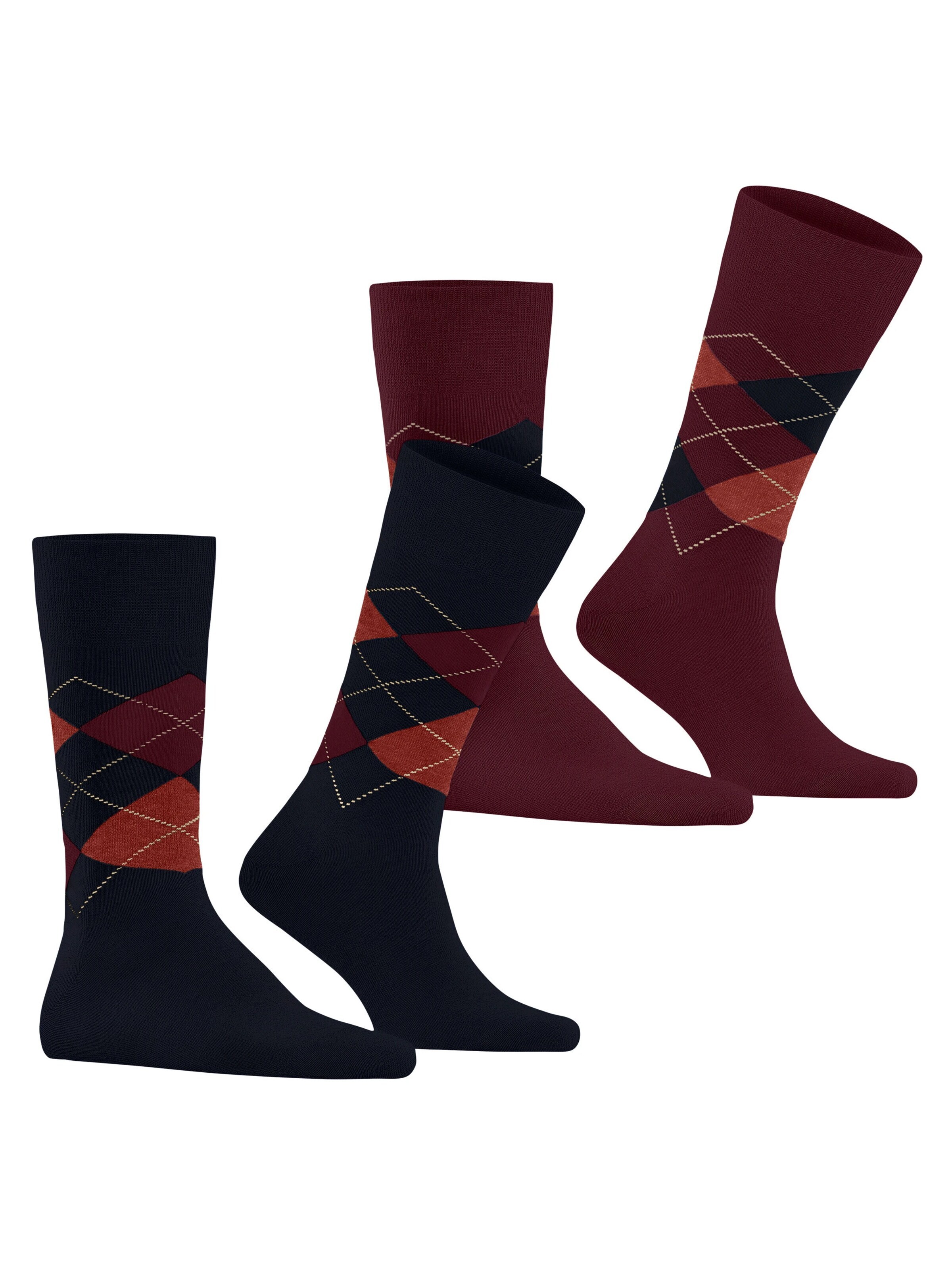 BURLINGTON Socks 'Everyday Argyle' in Blue