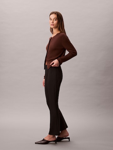 Calvin Klein Flared Trousers in Brown