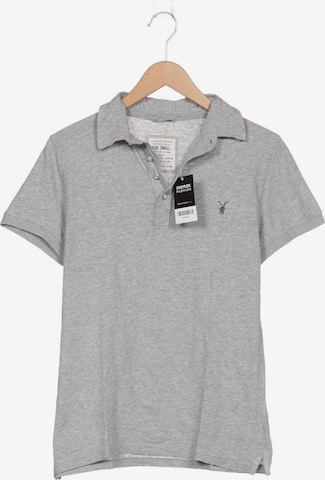 All Saints Spitalfields Poloshirt S in Grau: predná strana